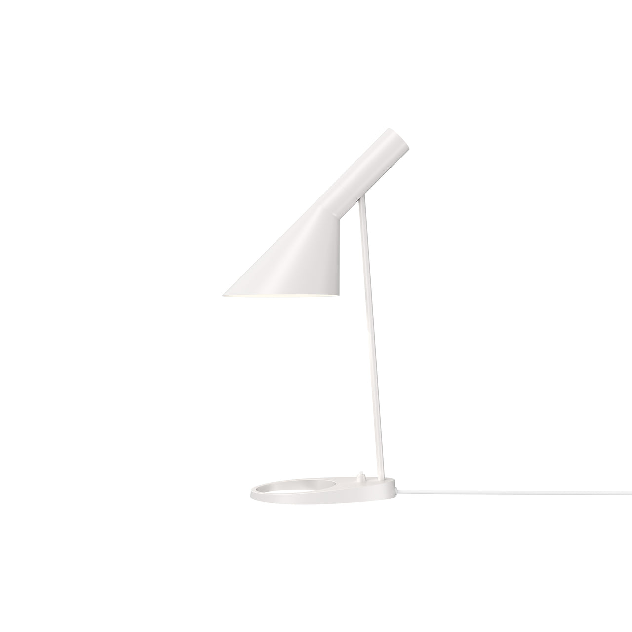 AJ Table Lamp: White + 10W + White