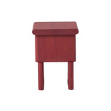 Topside Stool: European Ash - Red Stain