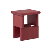 Topside Stool: European Ash - Red Stain