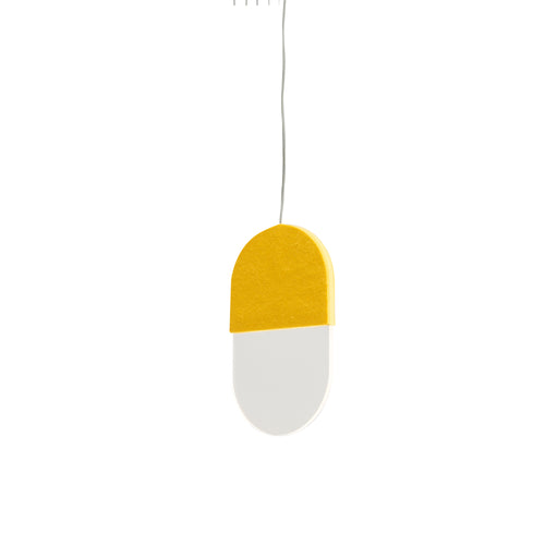Slab P20 Pendant Light: 1 + Marigold