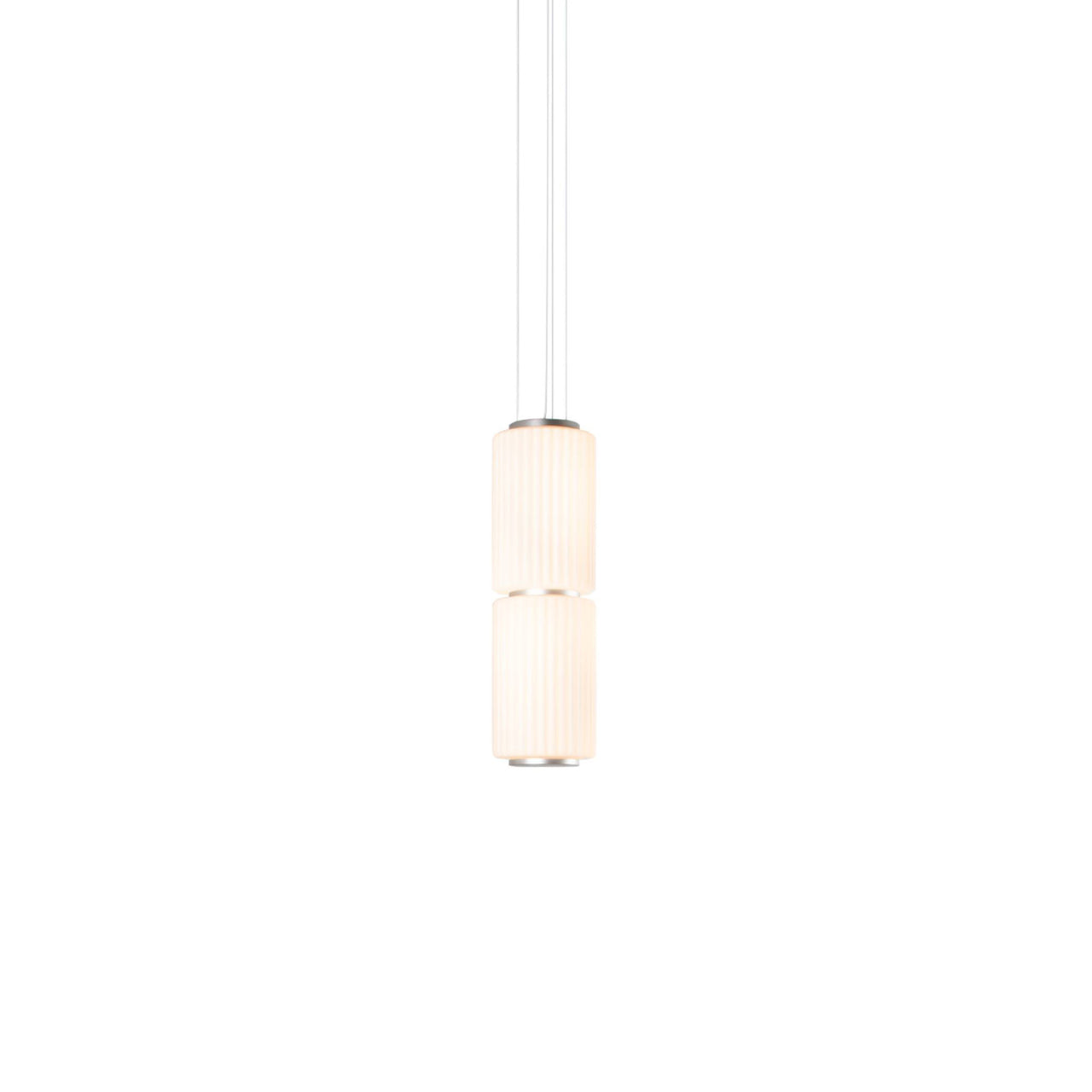 Column 175 Vertical Pendant: 2 Units + Ivory