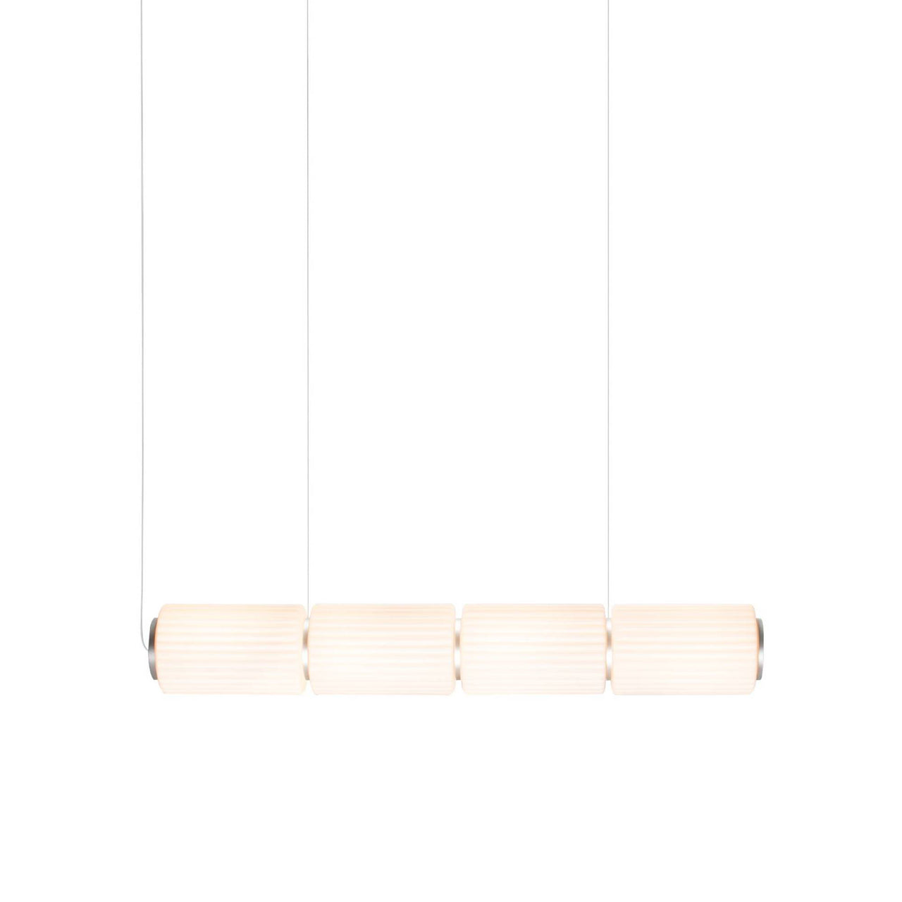 Column 175 Horizontal Pendant: 4 Units + Ivory