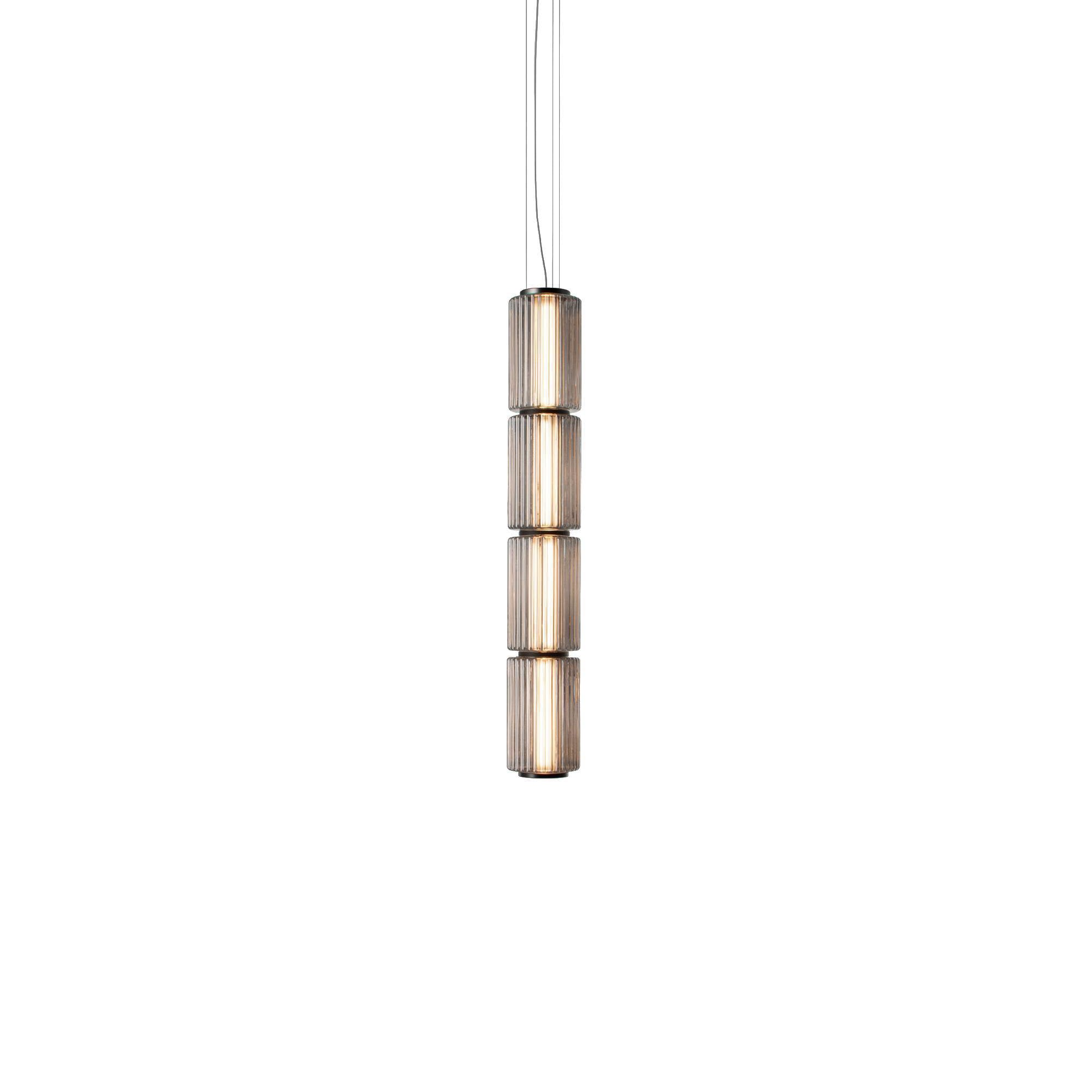 Column 175 Vertical Pendant: 4 Units + Carbon