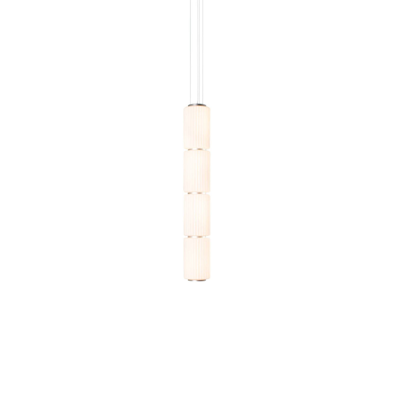 Column 175 Vertical Pendant: 4 Units + Ivory