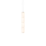 Column 175 Vertical Pendant: 4 Units + Ivory