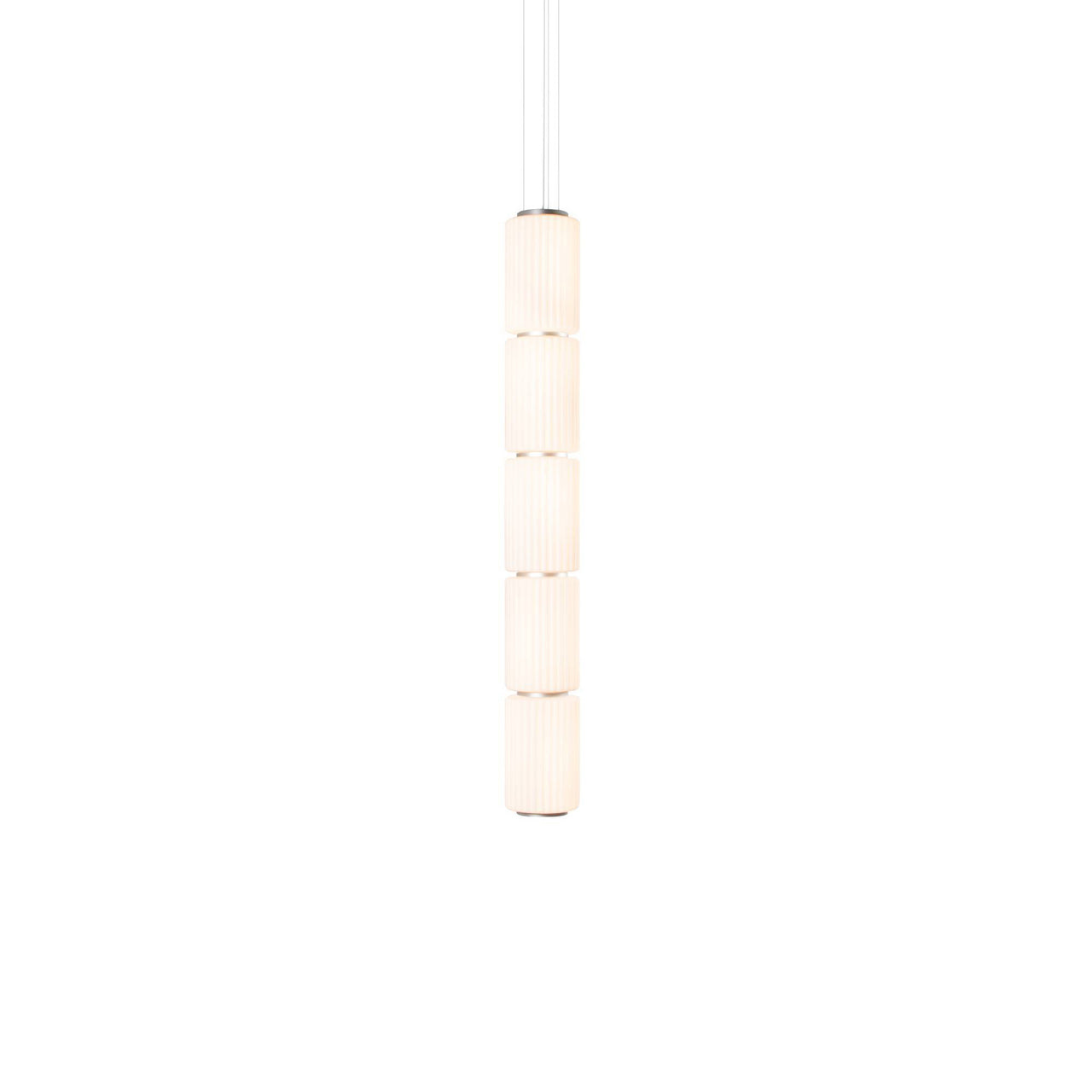Column 175 Vertical Pendant: 5 Units + Ivory