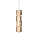 Column 300 Vertical Pendant: 4 Units + Amber