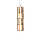 Column 300 Vertical Pendant: 4 Units + Amber