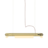 Pipeline CM5 Pendant Light: Brass + Brass