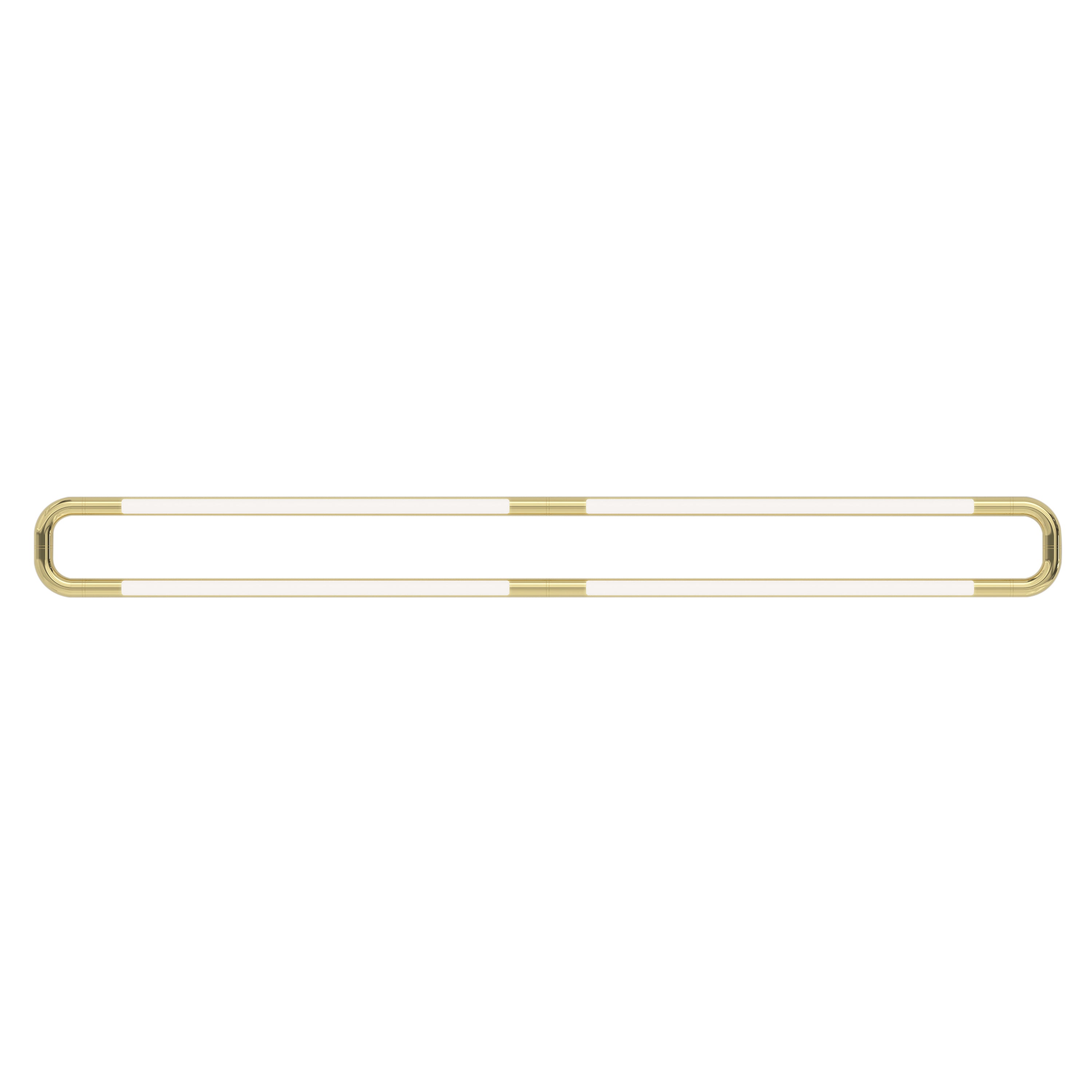 Pipeline CM7 Ceiling/Wall Light: Brass + Brass