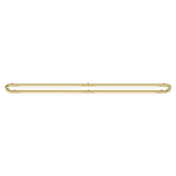 Pipeline CM7 Ceiling/Wall Light: Brass + Brass