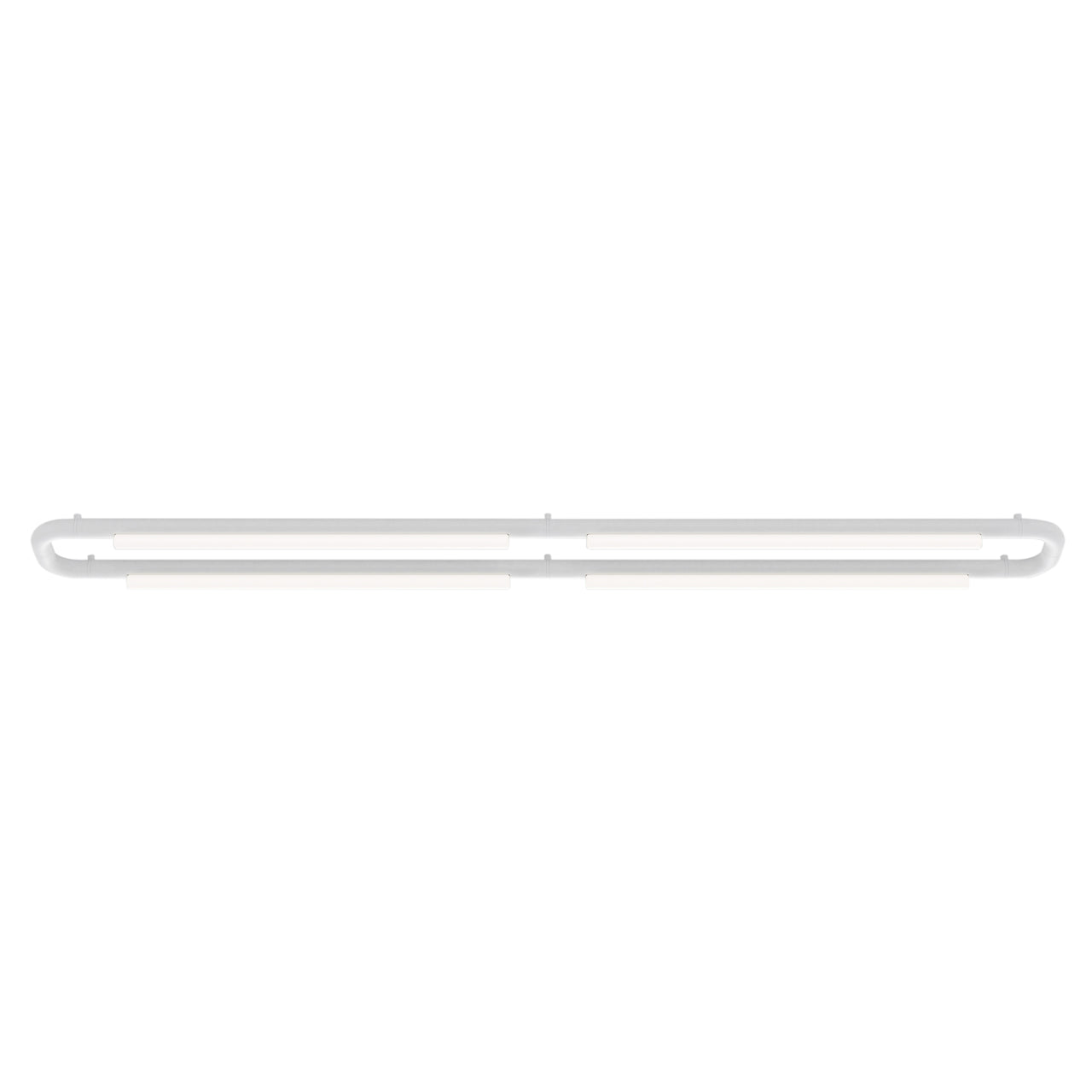 Pipeline CM7 Ceiling/Wall Light: White + White