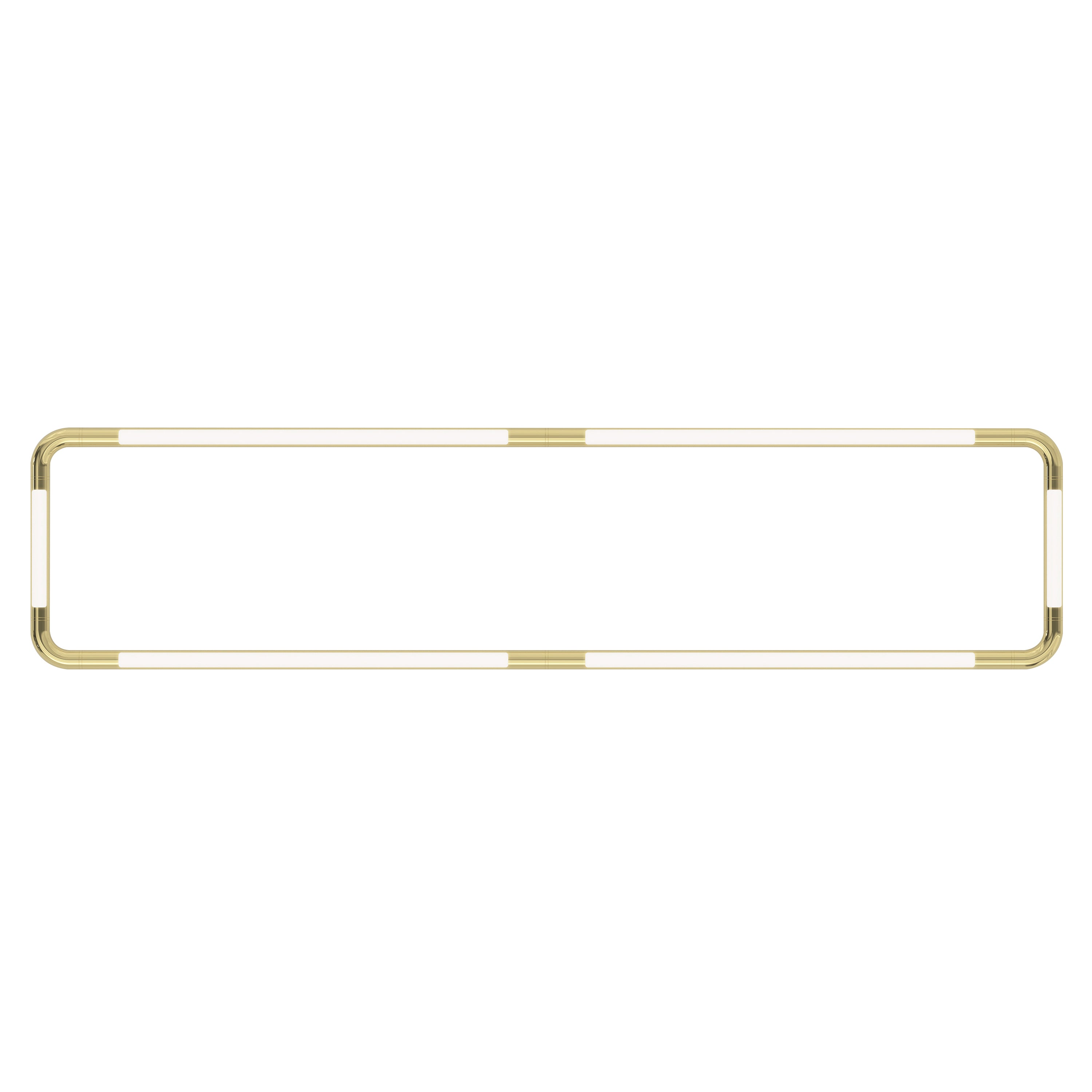 Pipeline CM8 Ceiling/Wall Light: Brass + Brass