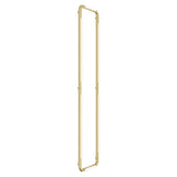 Pipeline CM8 Ceiling/Wall Light: Brass + Brass