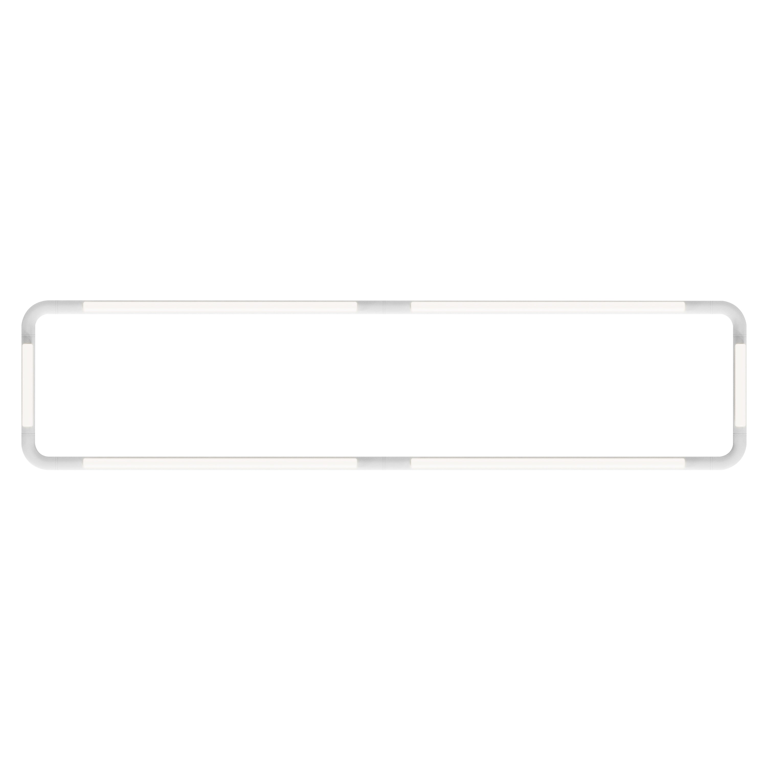 Pipeline CM8 Ceiling/Wall Light: White + White