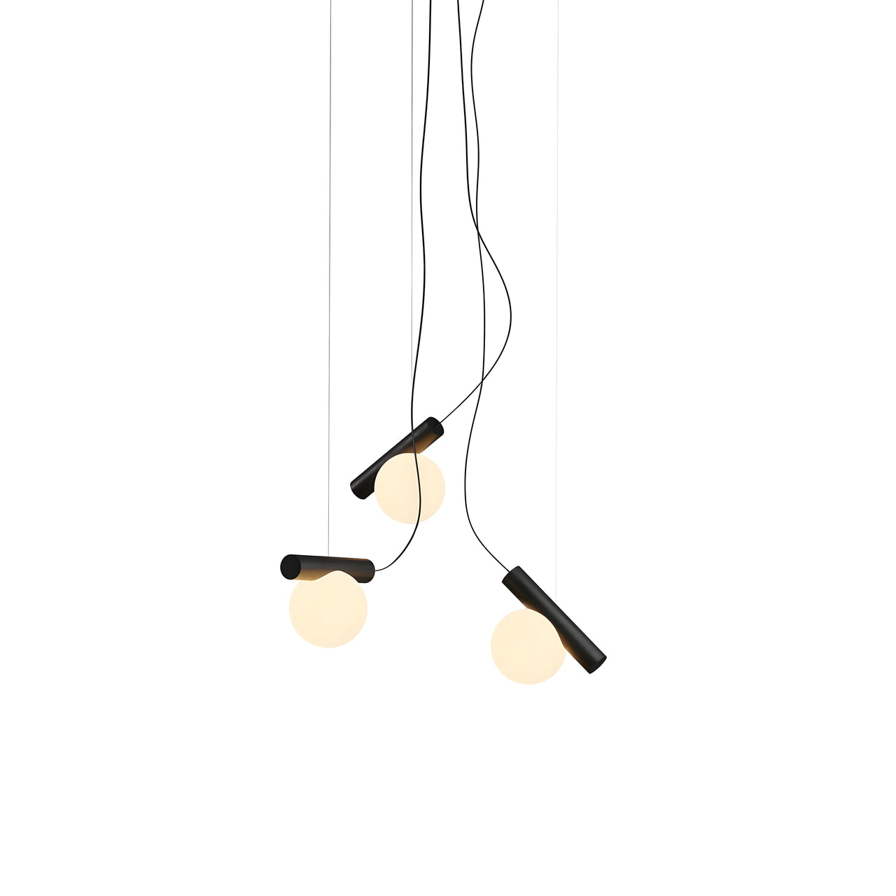 Node. 03 Chandelier: Matte Black