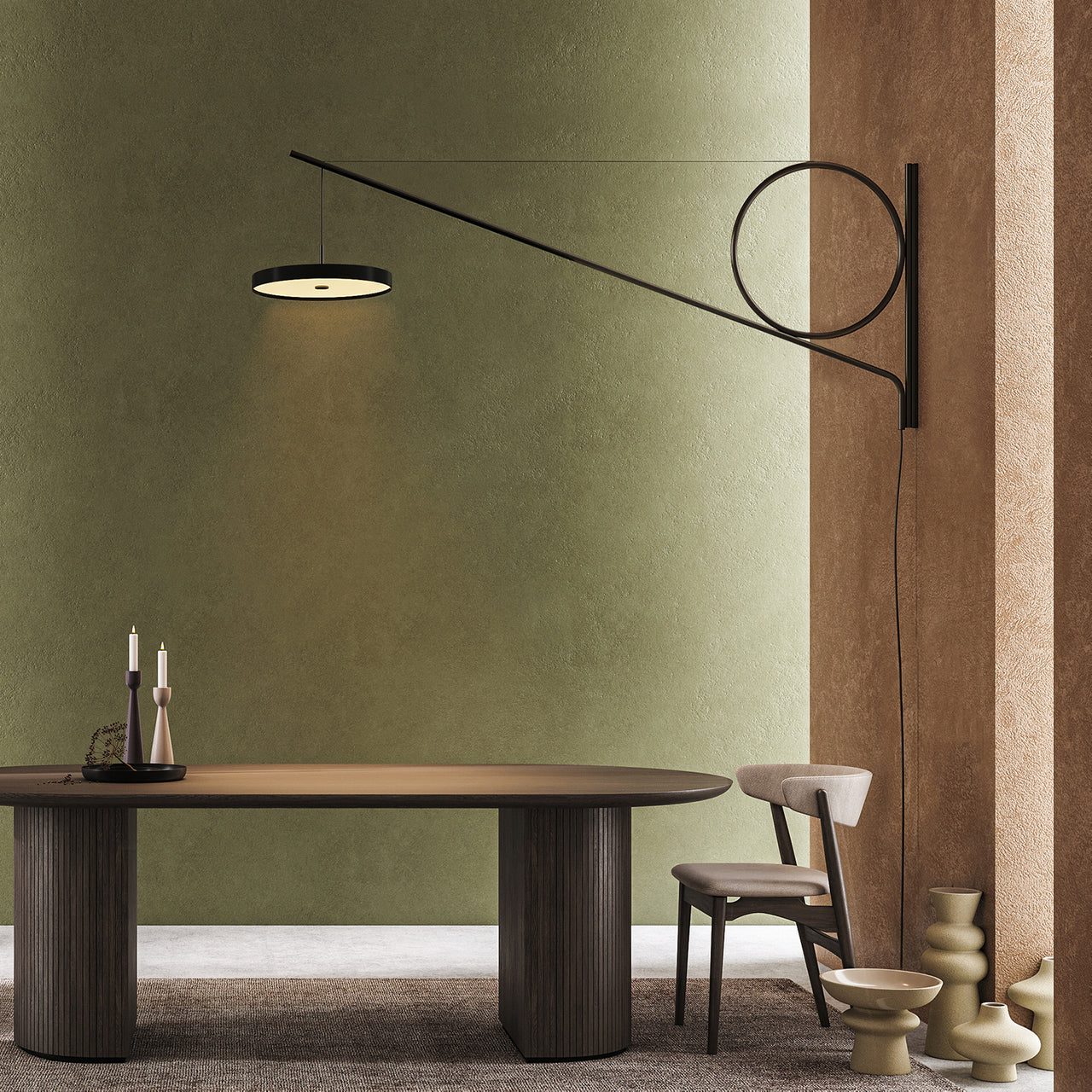 Cercle & Trait Wall Lamp