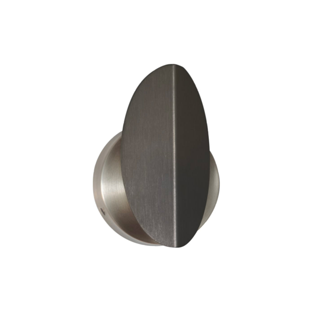 Pirouette Wall Light: V2 + Satin Graphite + Satin Nickel