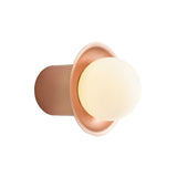 Janed Wall Light: Large + Satin Copper + Satin Copper