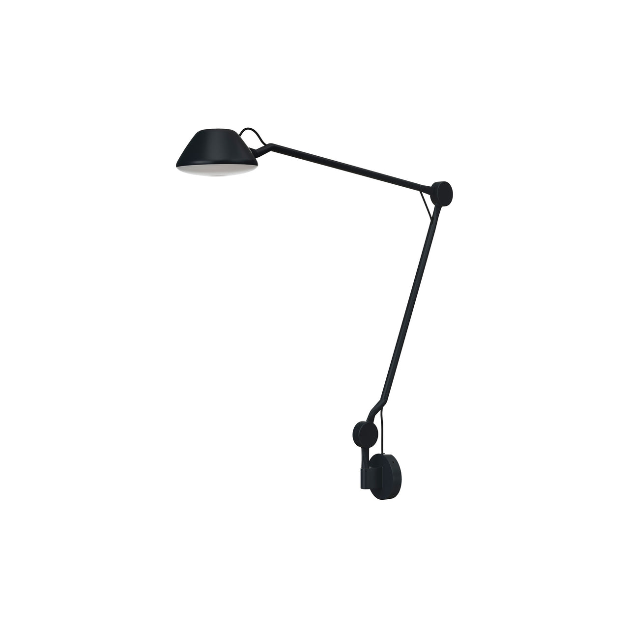 AQ01 Wall Lamp: Black