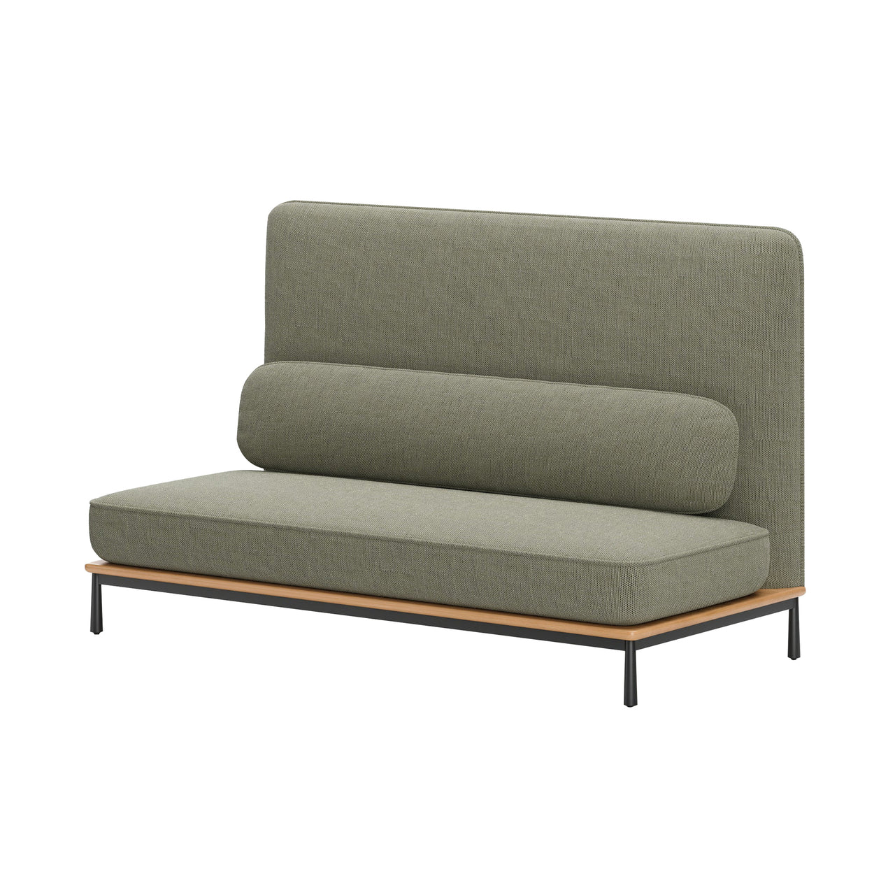 Arc Sofa High Back Middle: Natural Oak