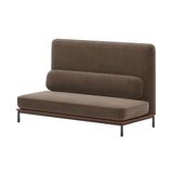 Arc Sofa High Back Middle: Natural Walnut
