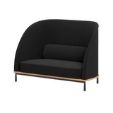 Arc Sofa Highback Love Seat: Natural Oak