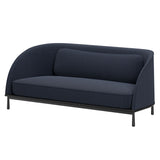 Arc Sofa 3 Seater:  Black Oak