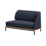 Arc Sofa Two Seater: 1 Side + Natural Oak + Right