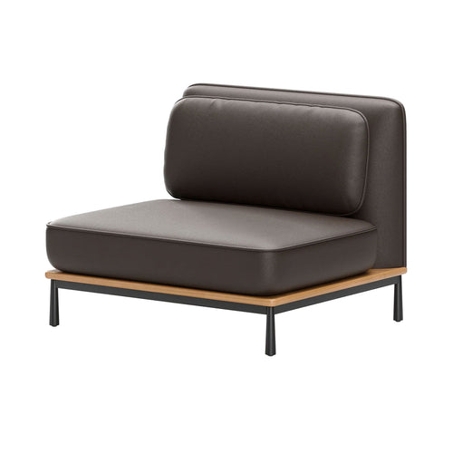 Arc Middle Sofa: Natural Oak