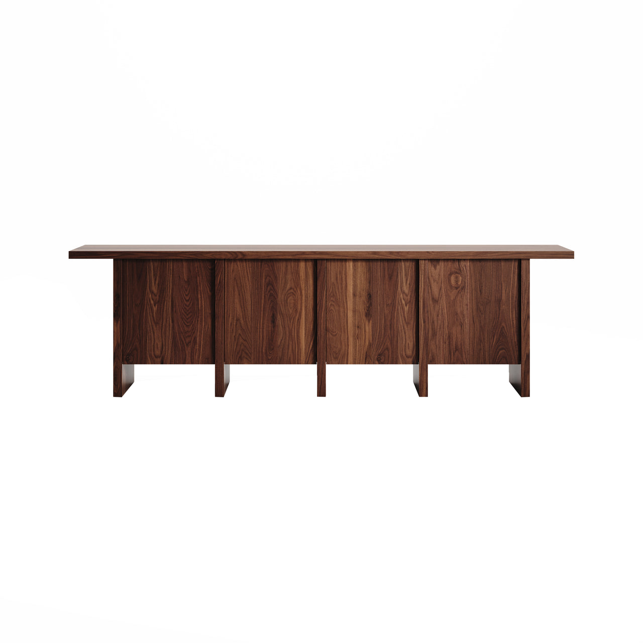 Edda Credenza: 4 + Walnut