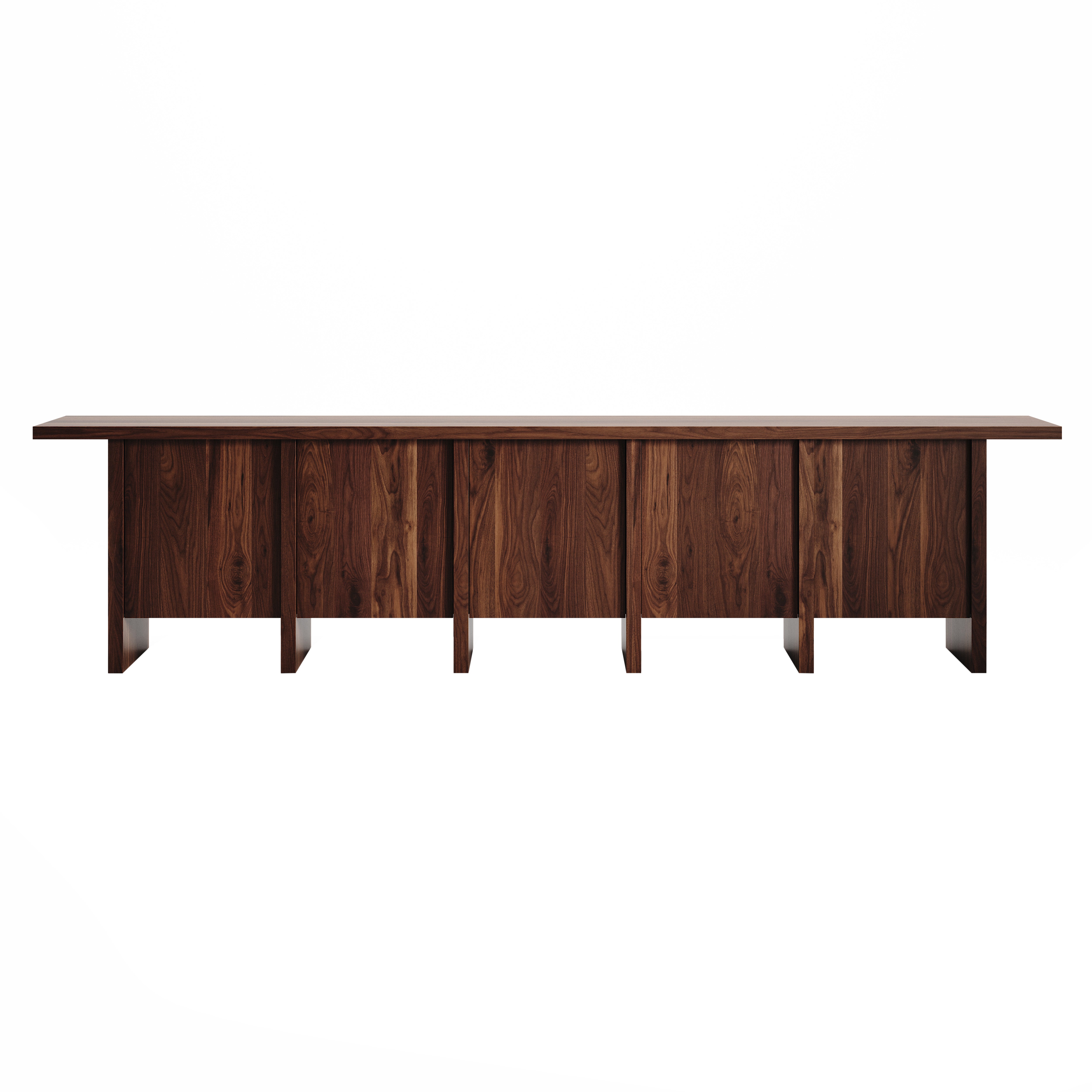 Edda Credenza: 5 + Walnut