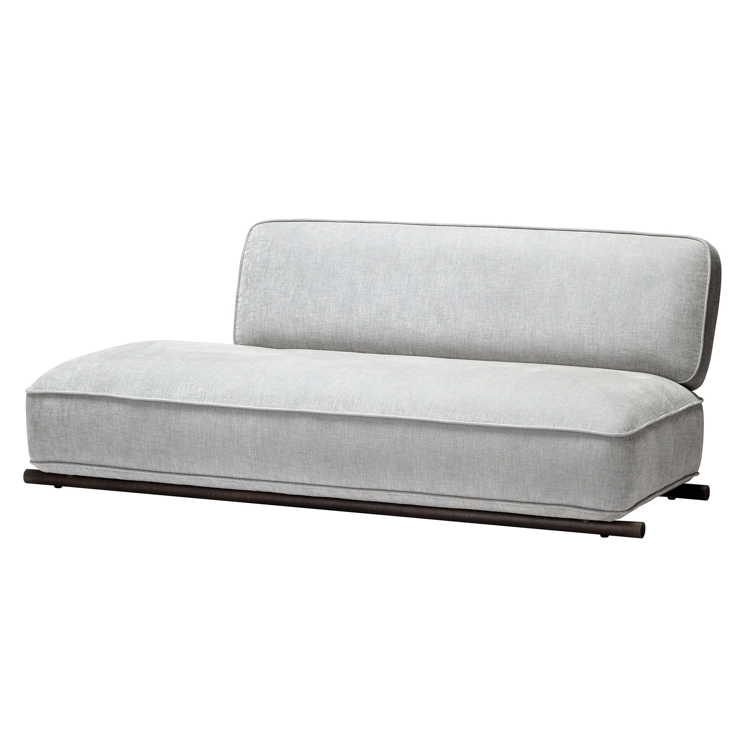 Hoyo 3 Seater Sofa: Right + Smoked Oak