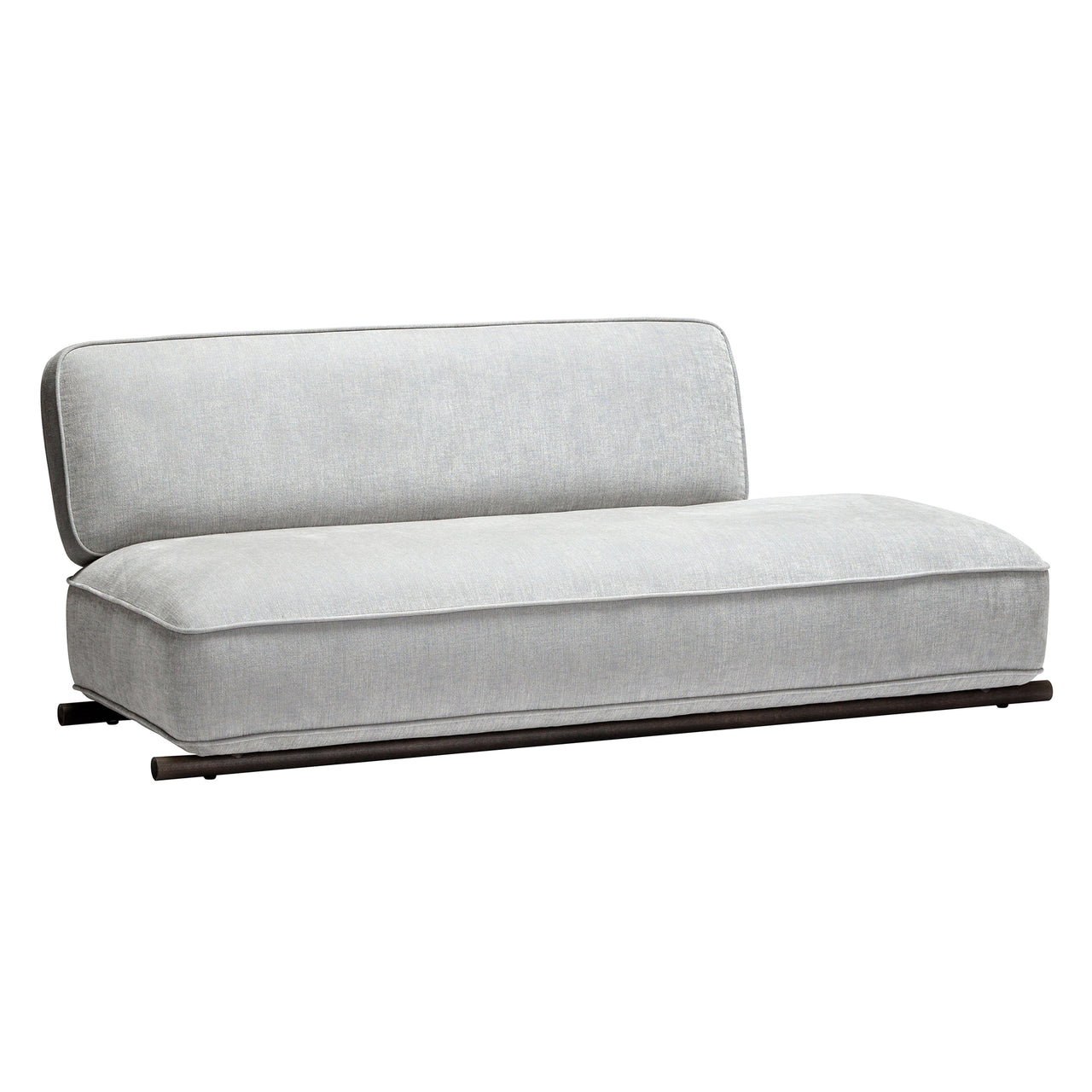 Hoyo 3 Seater Sofa: Left + Smoked Oak