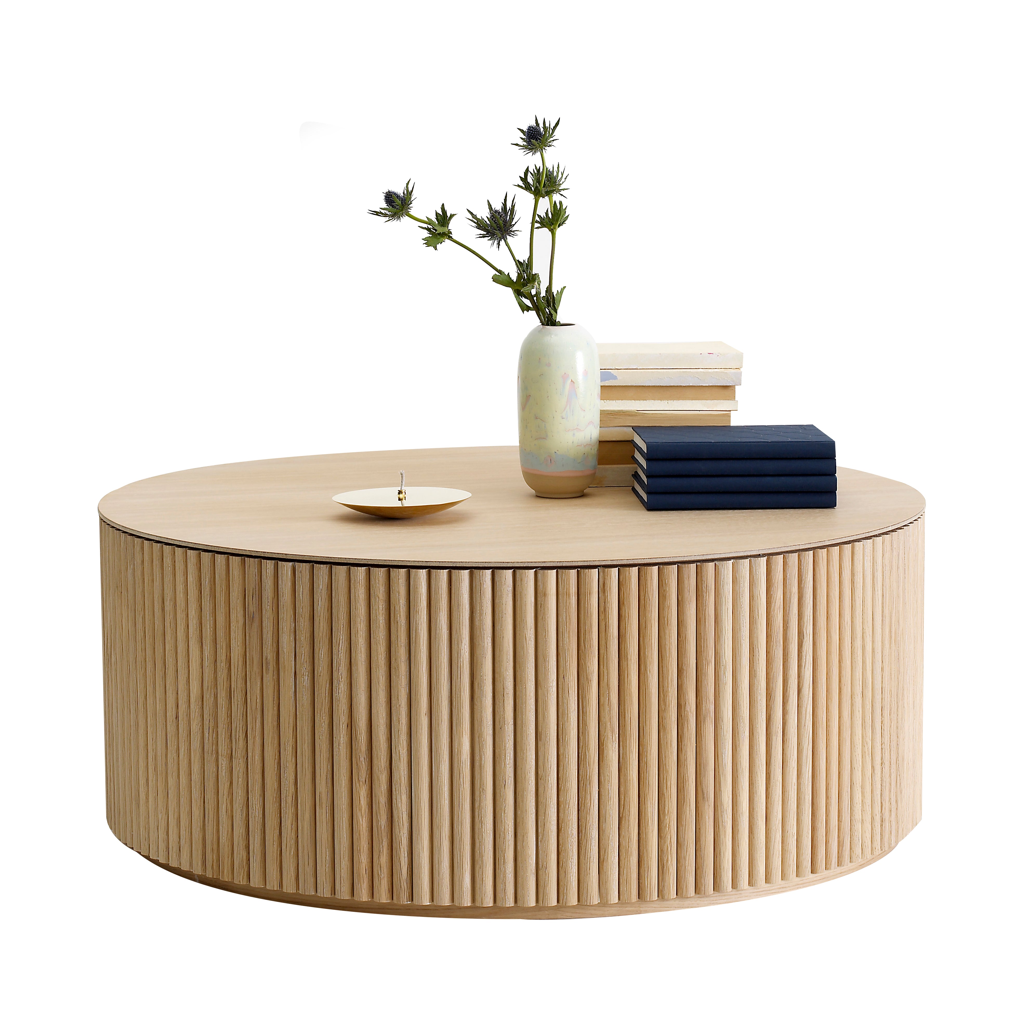 Grand Palais Coffee Table: White Stained Ash