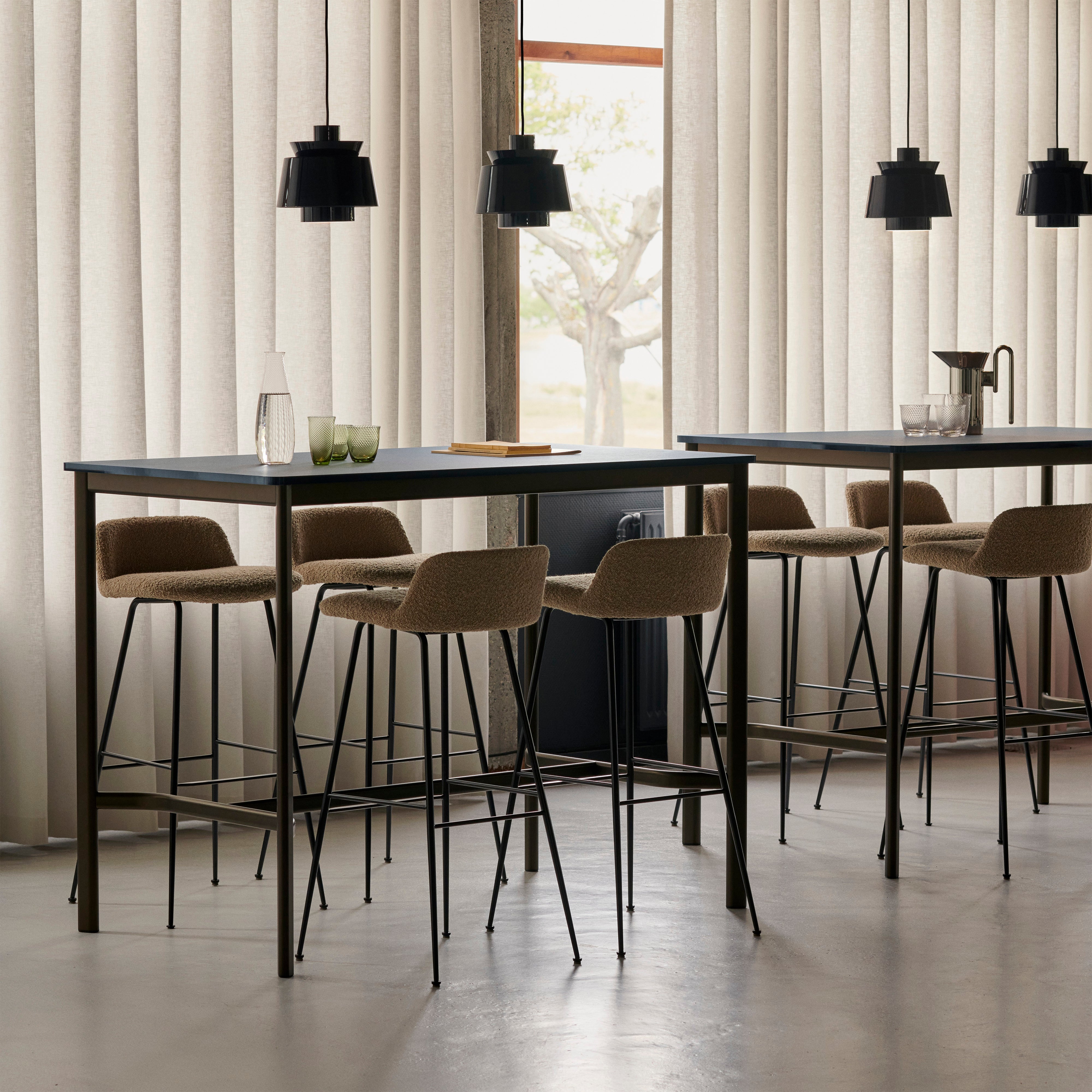 Rely Bar + Counter Stool: HW88 + HW83