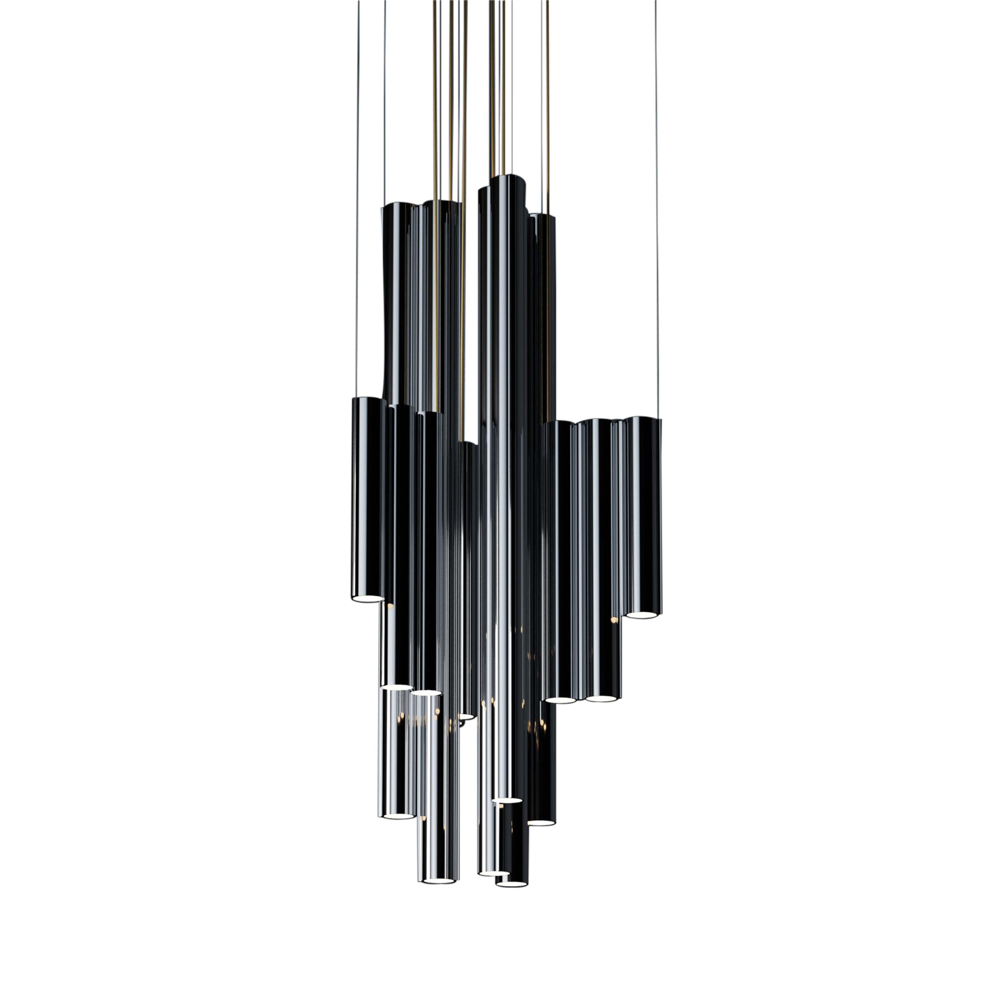 Silo Atelier 02 Suspension Lamp: Textured Powder Coat