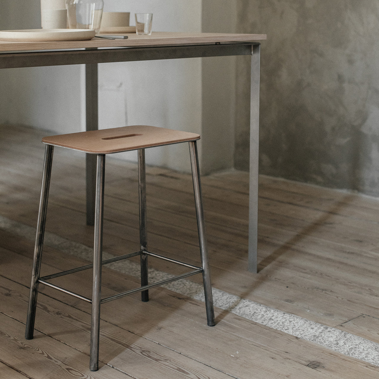 Adam Stool: Upholstered + LS