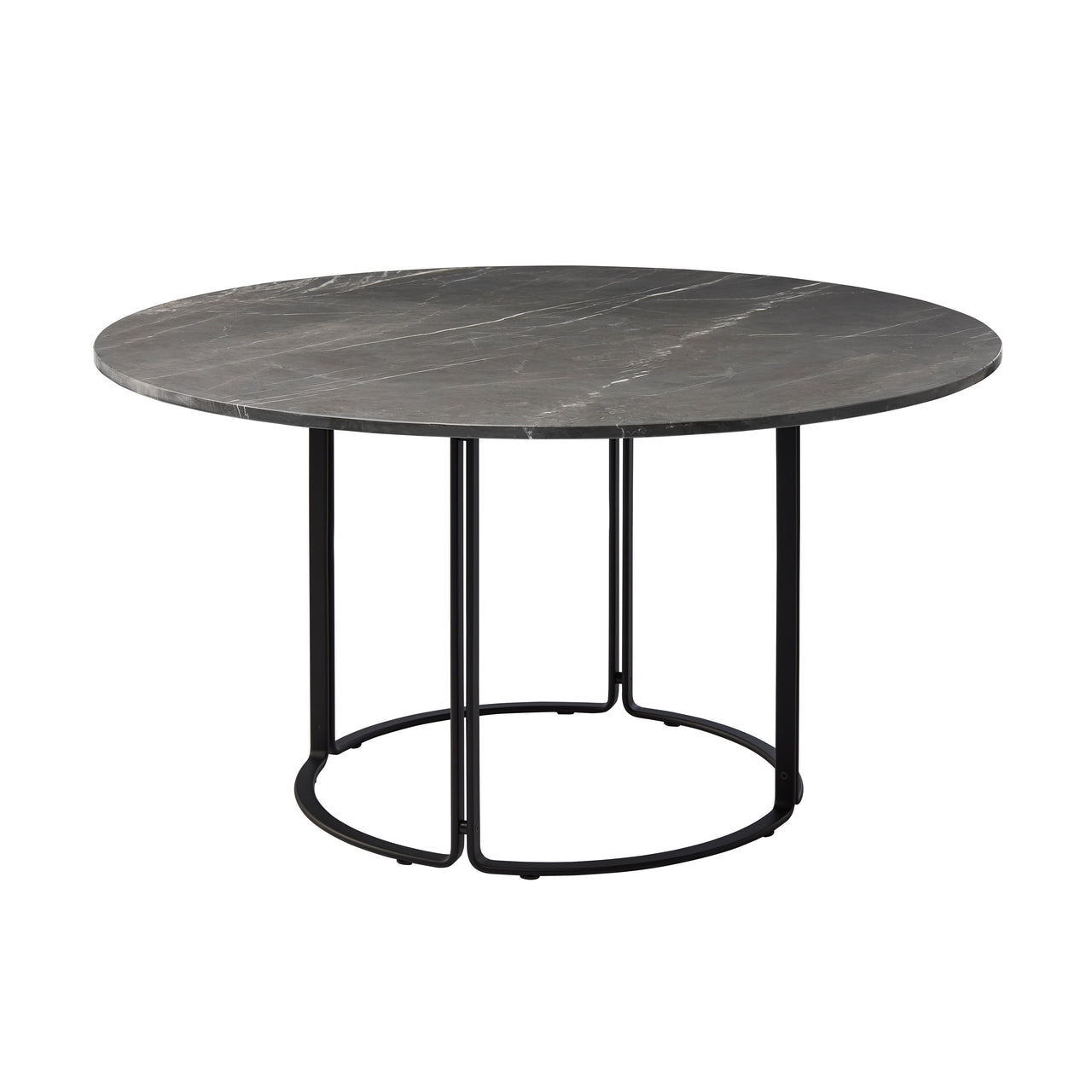 HB 120 Marble Top Dining Table - Black Edition