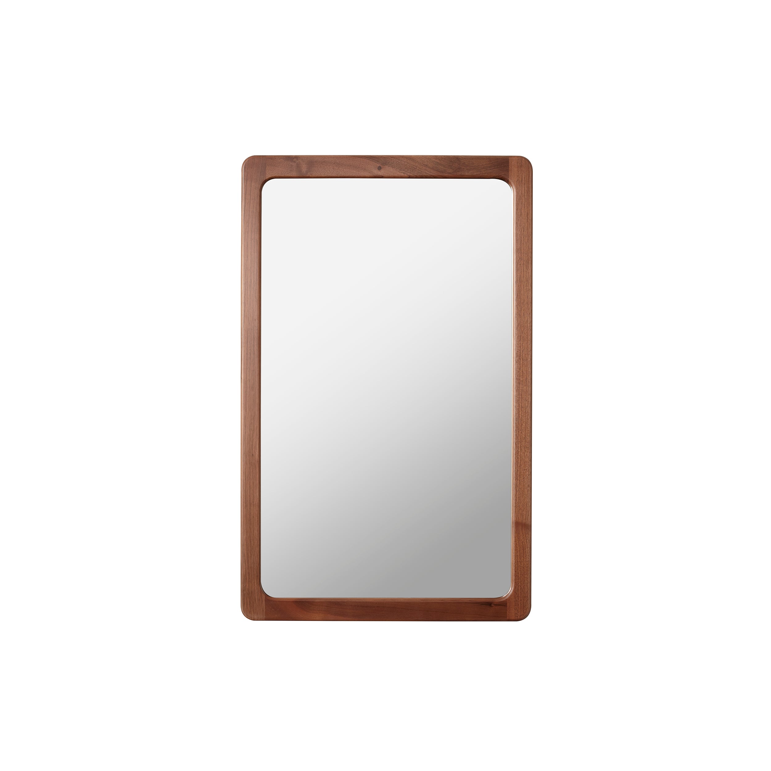 Agnes Mirror: Low + European Walnut