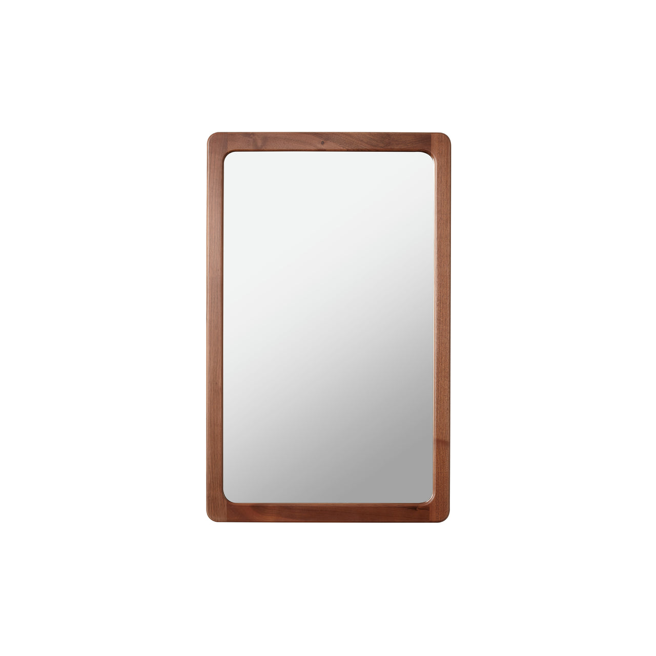 Agnes Mirror: Low + European Walnut
