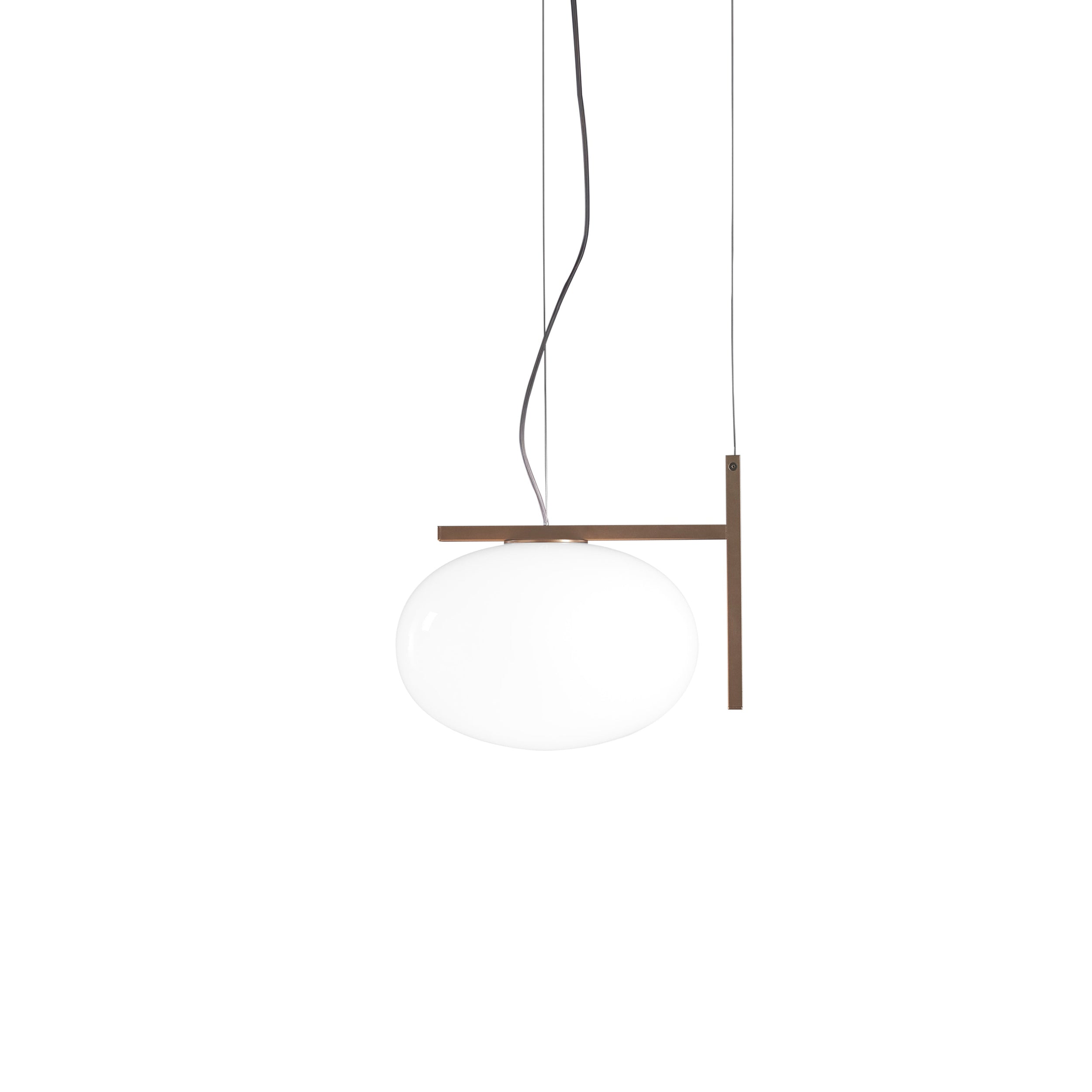 Alba Suspension Lamp: 1 + Anodic Bronze