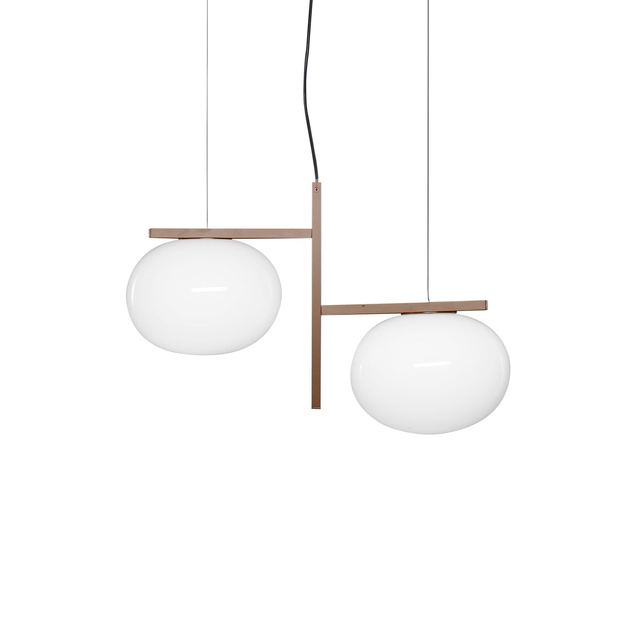 Alba Suspension Lamp: 2 + Anodic Bronze
