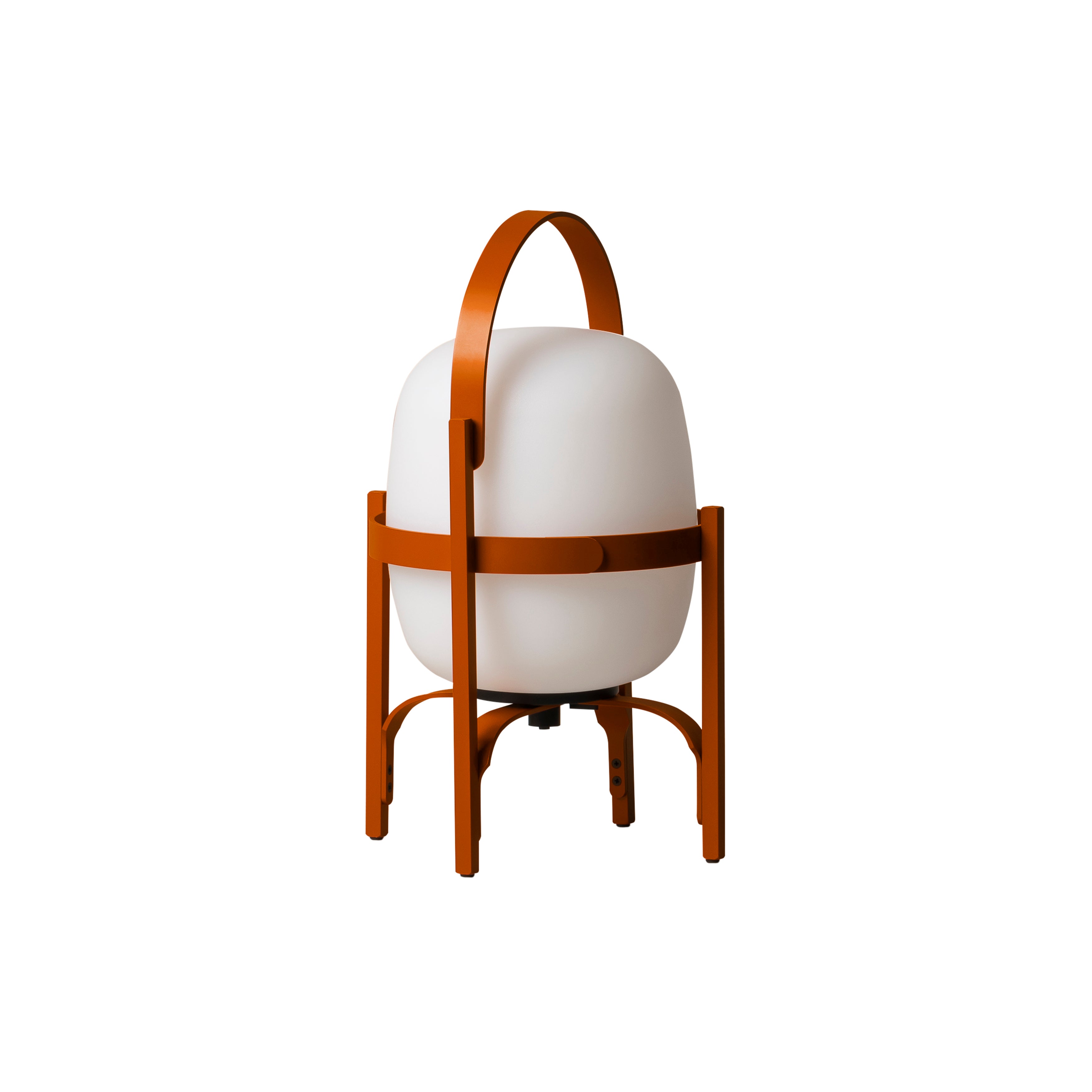 Cestita Alubat Table Lamp: Reddish Orange