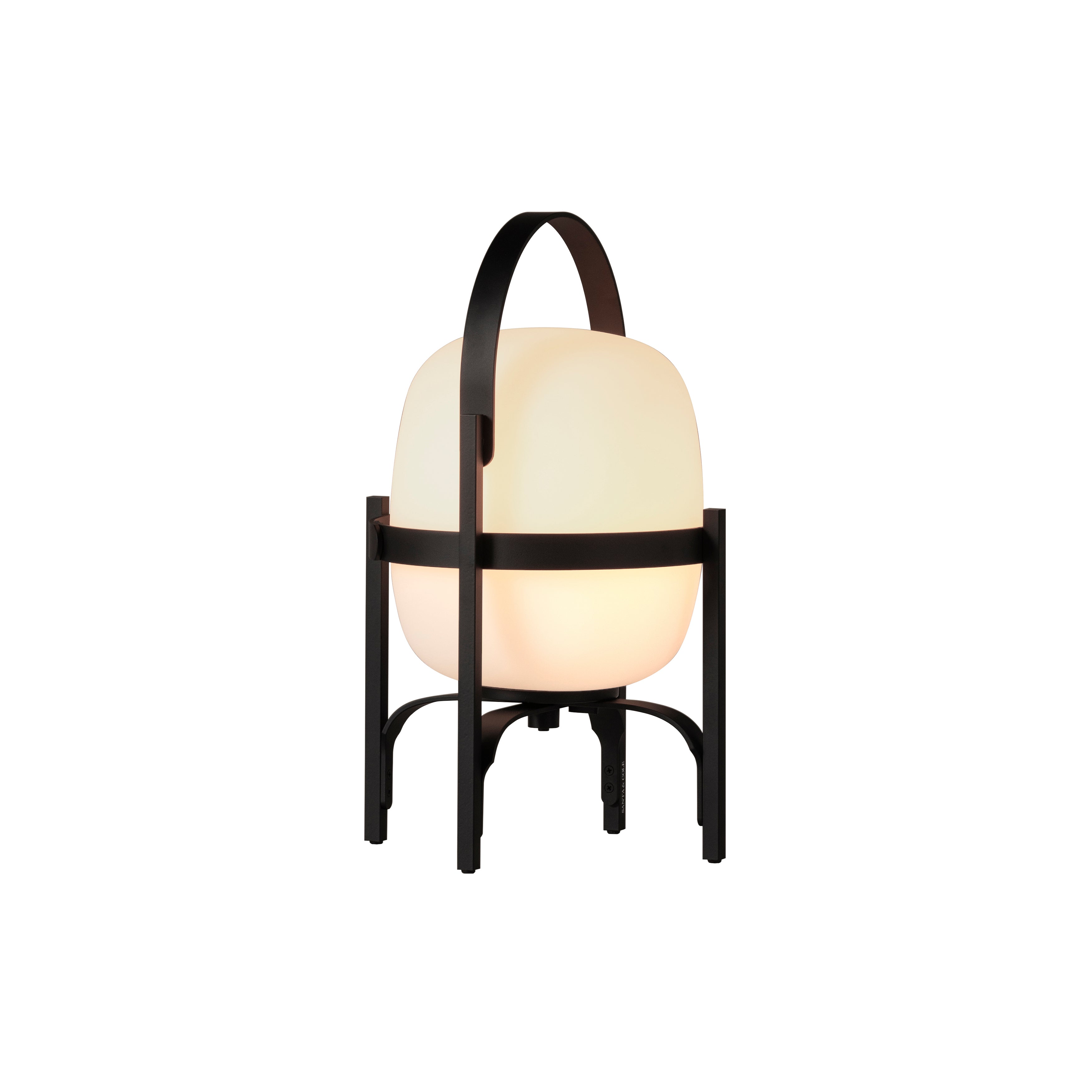 Cestita Alubat Table Lamp: Black