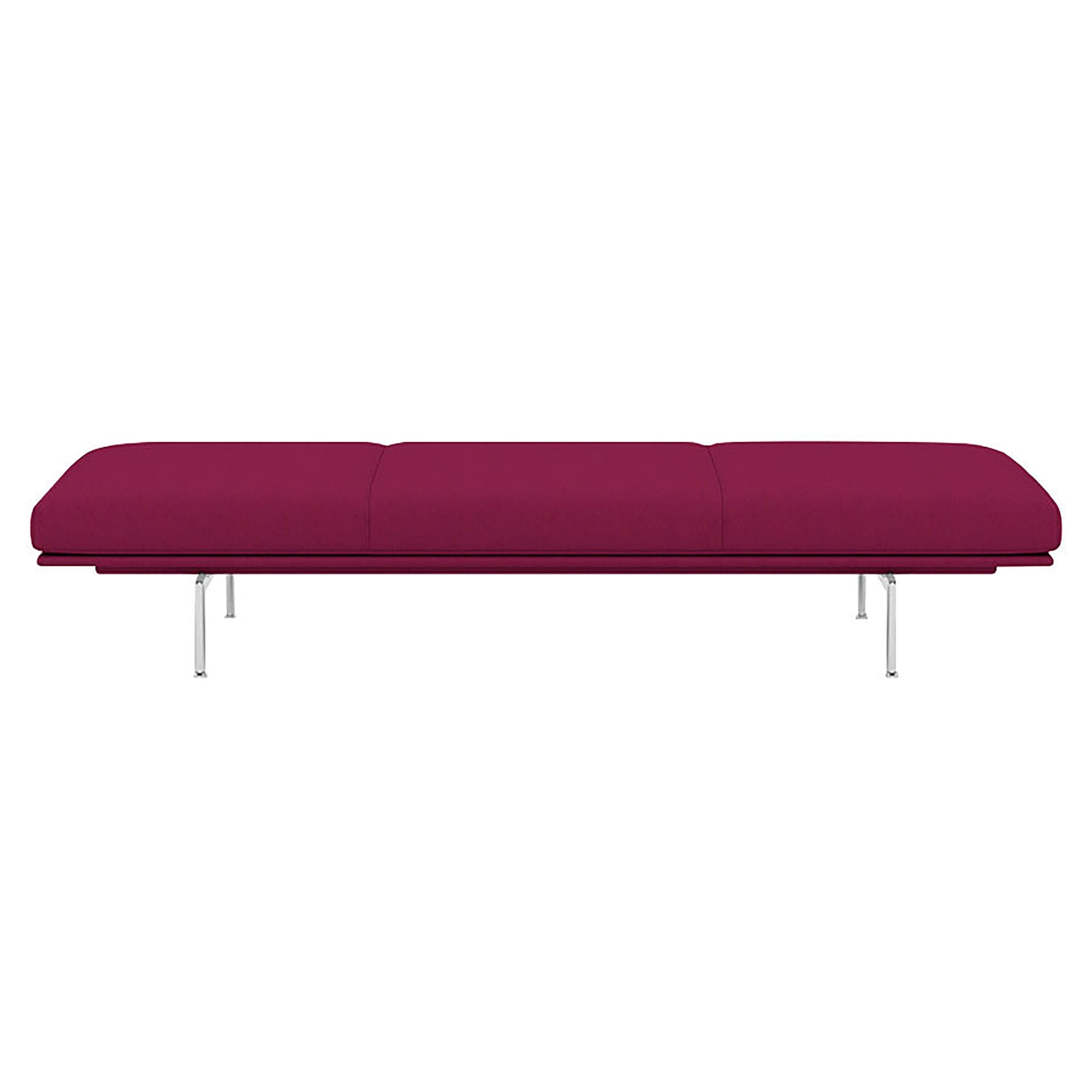 Outline Daybed: Polished Aluminum