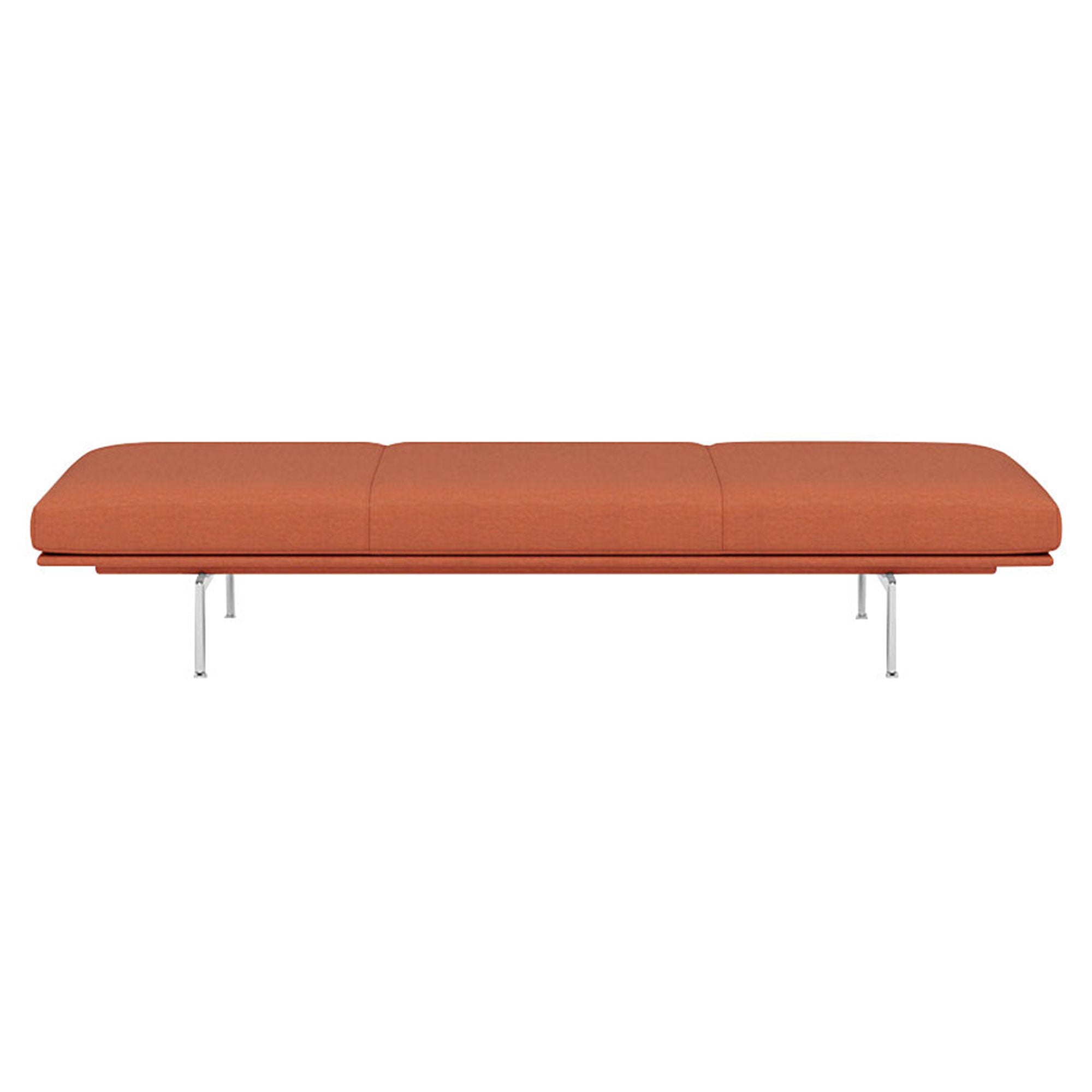 Outline Daybed: Polished Aluminum
