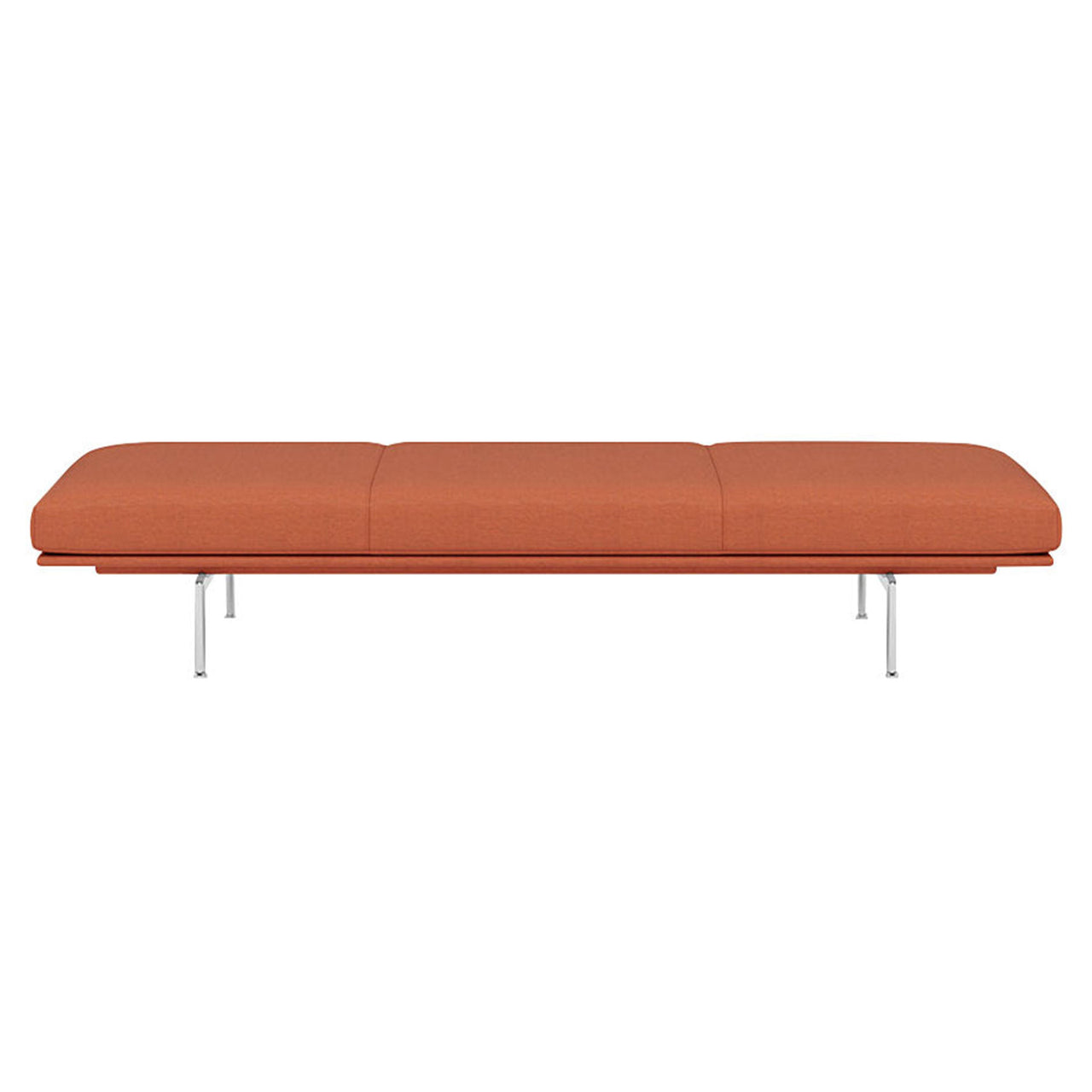 Outline Daybed: Polished Aluminum