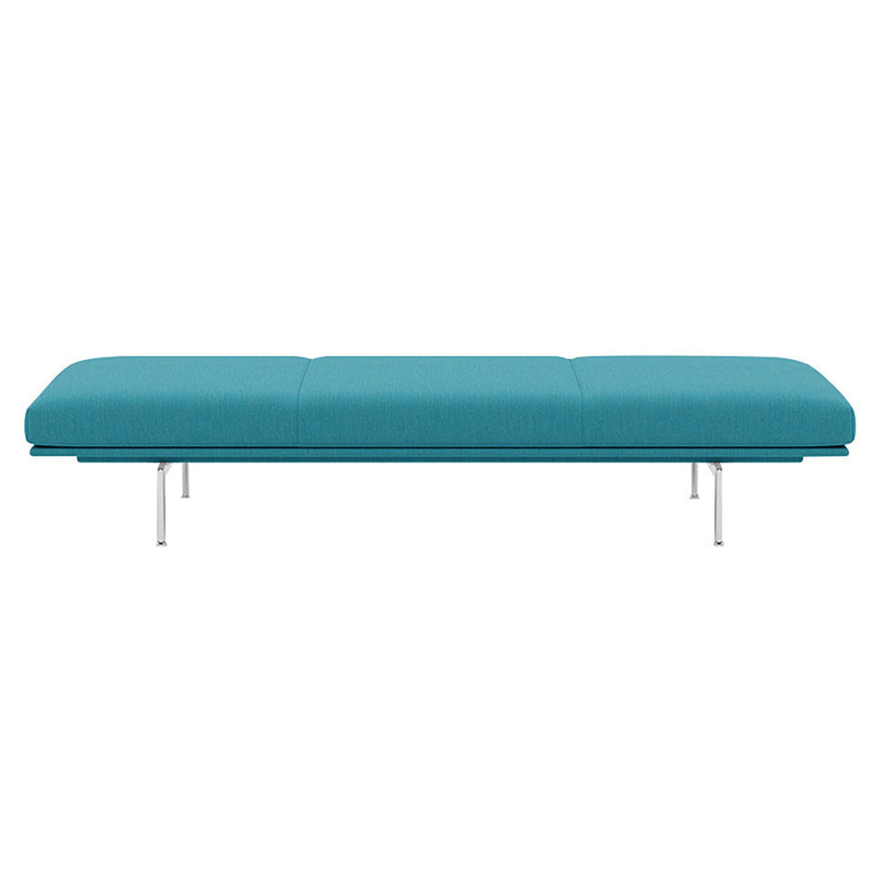 Outline Daybed: Polished Aluminum