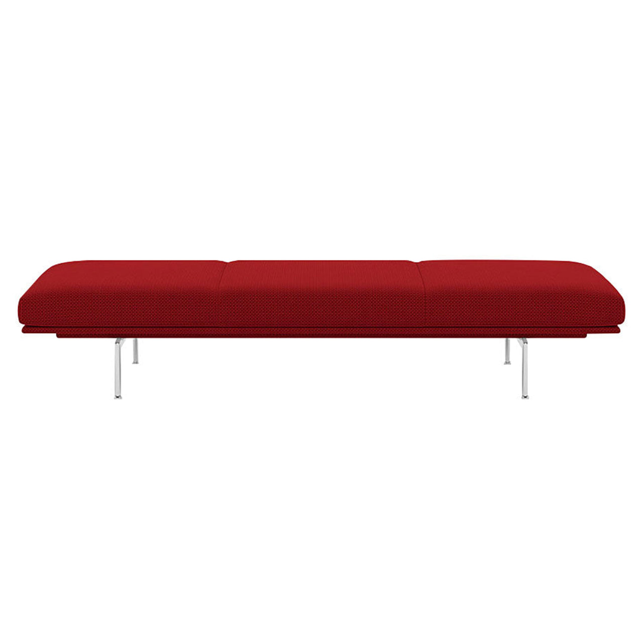 Outline Daybed: Polished Aluminum